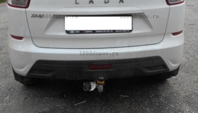 Фаркоп Motodor 92107-A LADA XRAY 2016 -н.в. (оцинк. шар) — рисунок 3