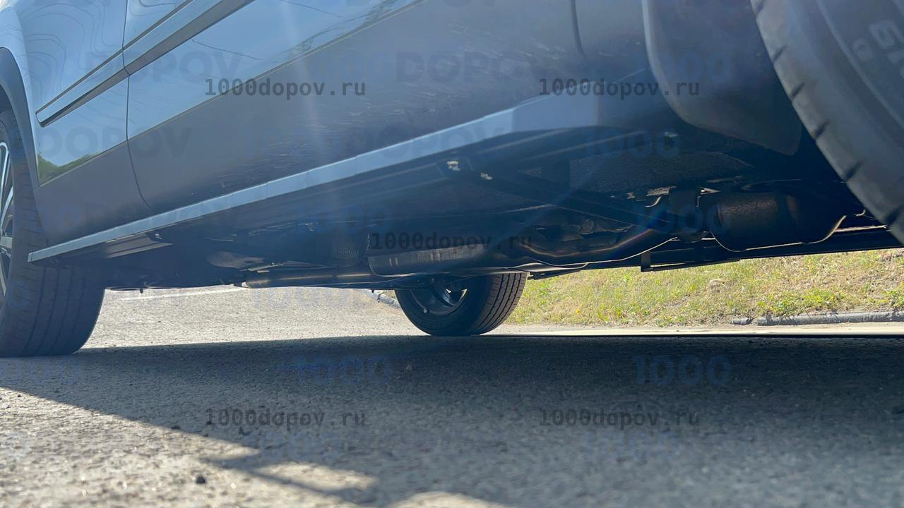 Пороги подножки на JAECOO J7 2023-н.в. белый — рисунок 4