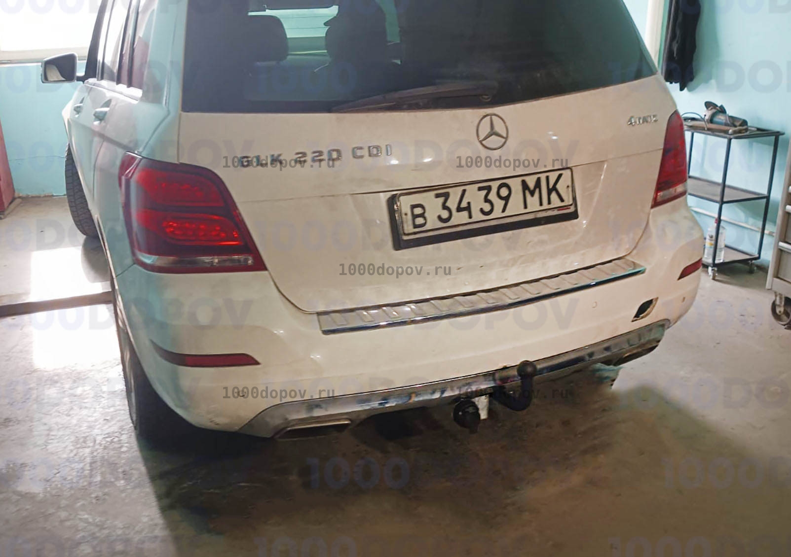 Фаркоп Avtos MB 08 Mercedes GLK-Class X204 2008-2015 — рисунок 1