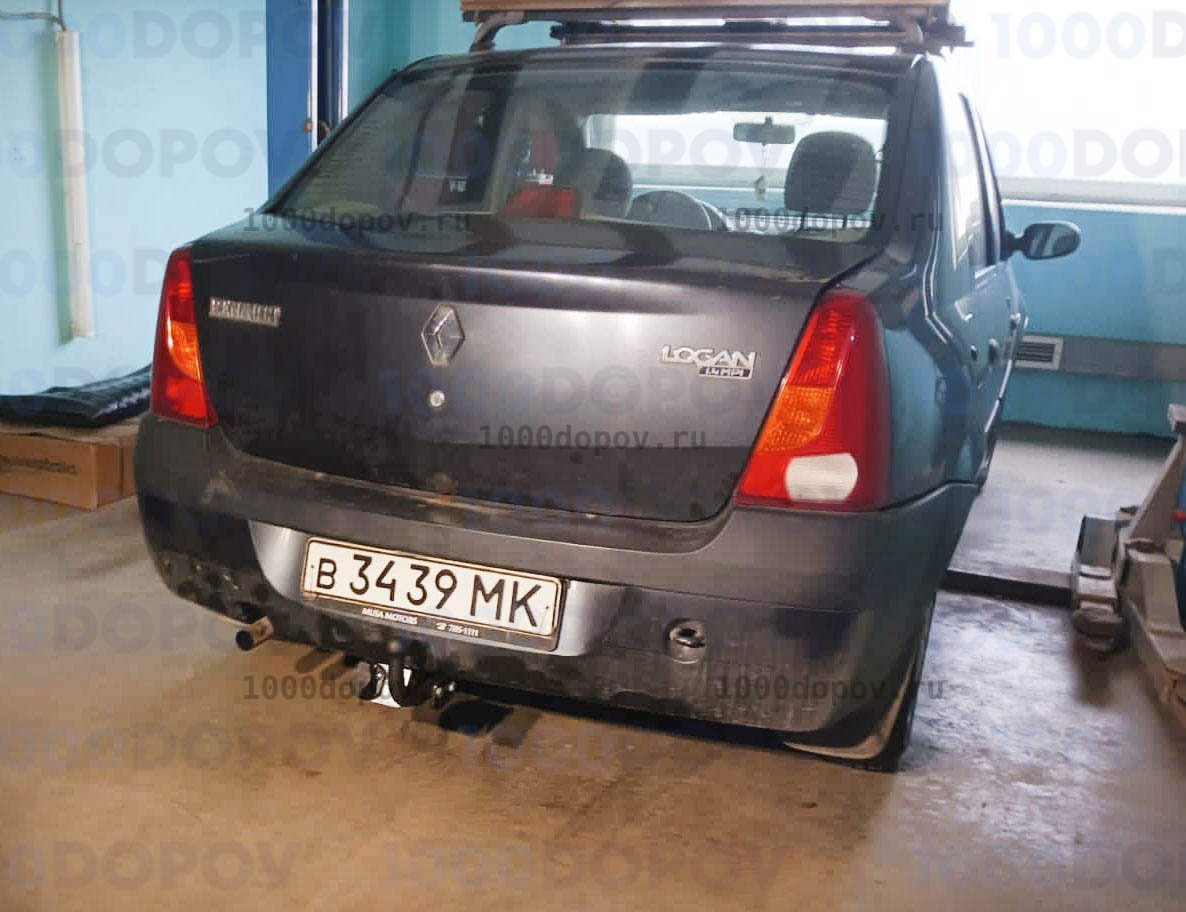 Фаркоп Avtos RN 15 Renault Logan 1 2004-2014 — рисунок 9