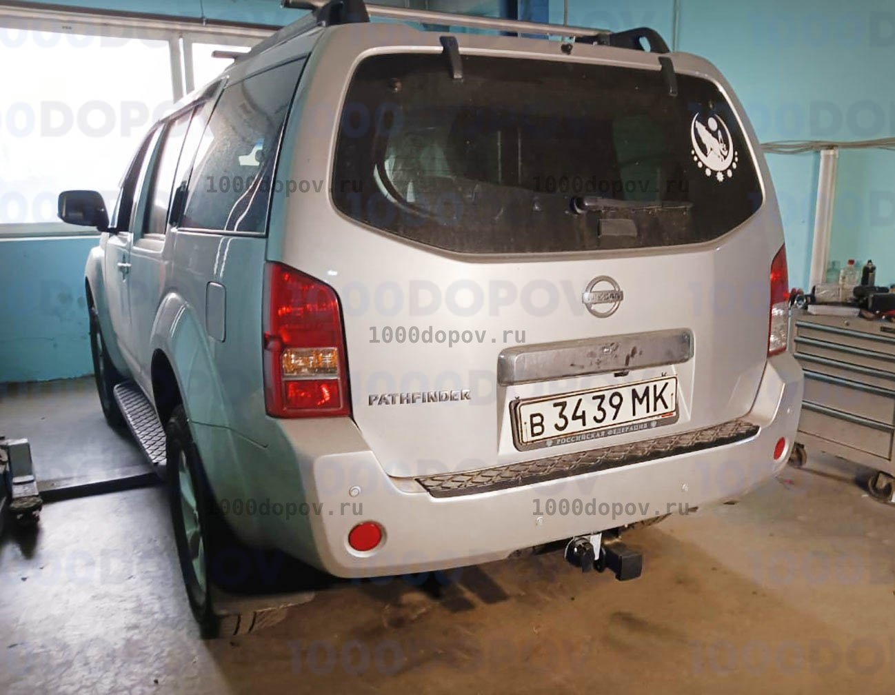 Фаркоп Avtos NS 21B Nissan Pathfinder R51 2005-2014 — рисунок 17