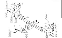 Фаркоп Avtos JC 04 Jac T9 2024-н.в.