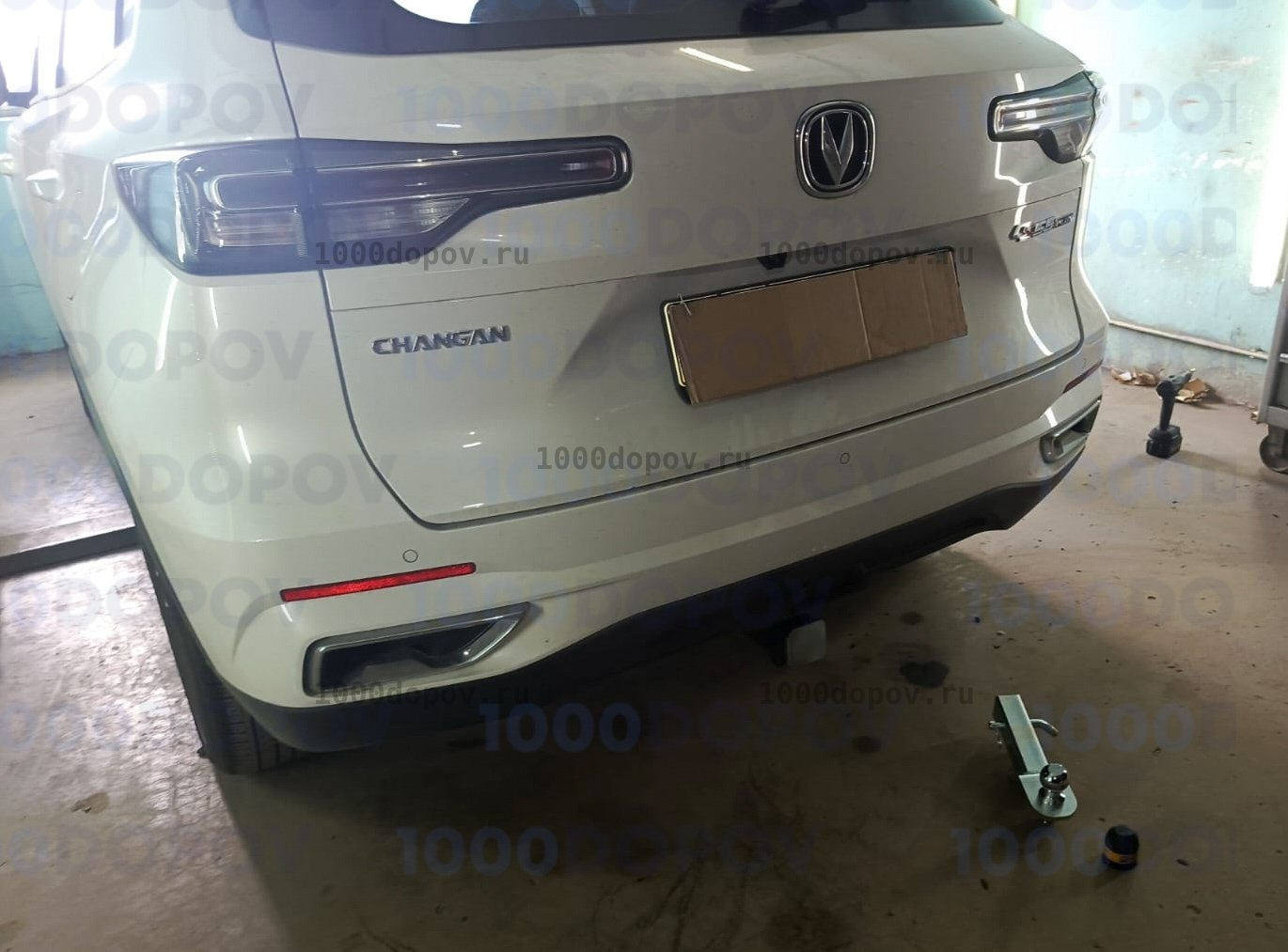 Фаркоп Motodor 97204-E Changan CS55 Plus 2023-н.в (оцинк. Шар) — рисунок 8