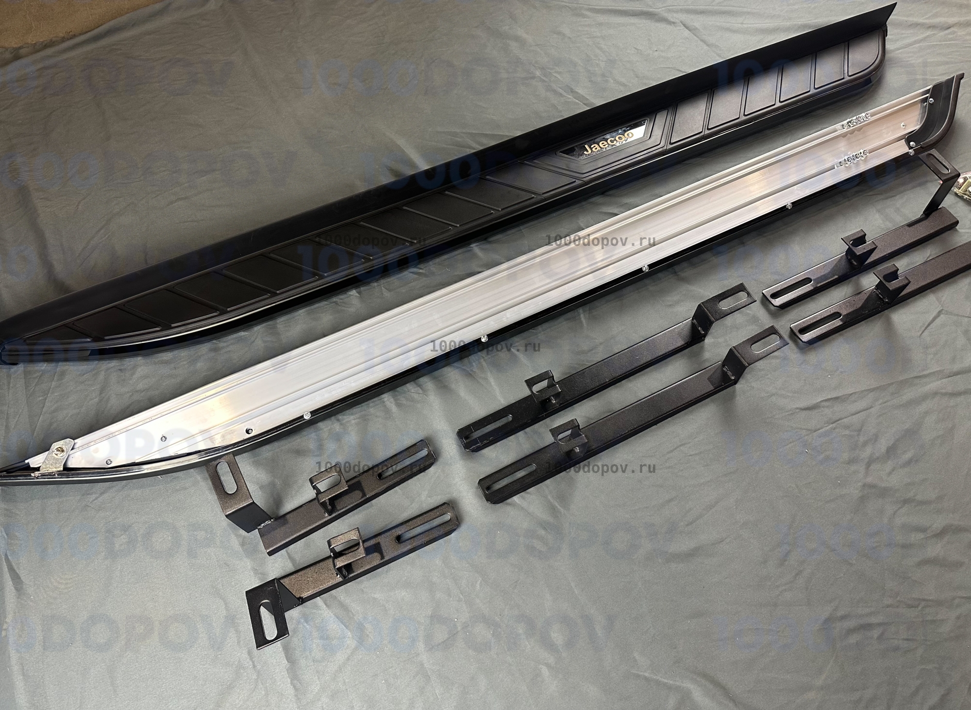 Пороги подножки на JAECOO J7 2023-н.в. черные — рисунок 7