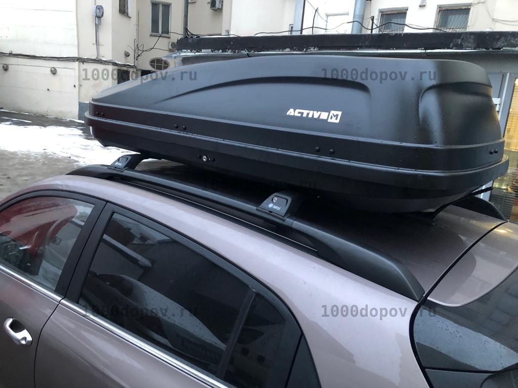 Автобокс ПТ Групп ACTIVE М (450 л.) двухсторонний черный — рисунок 14