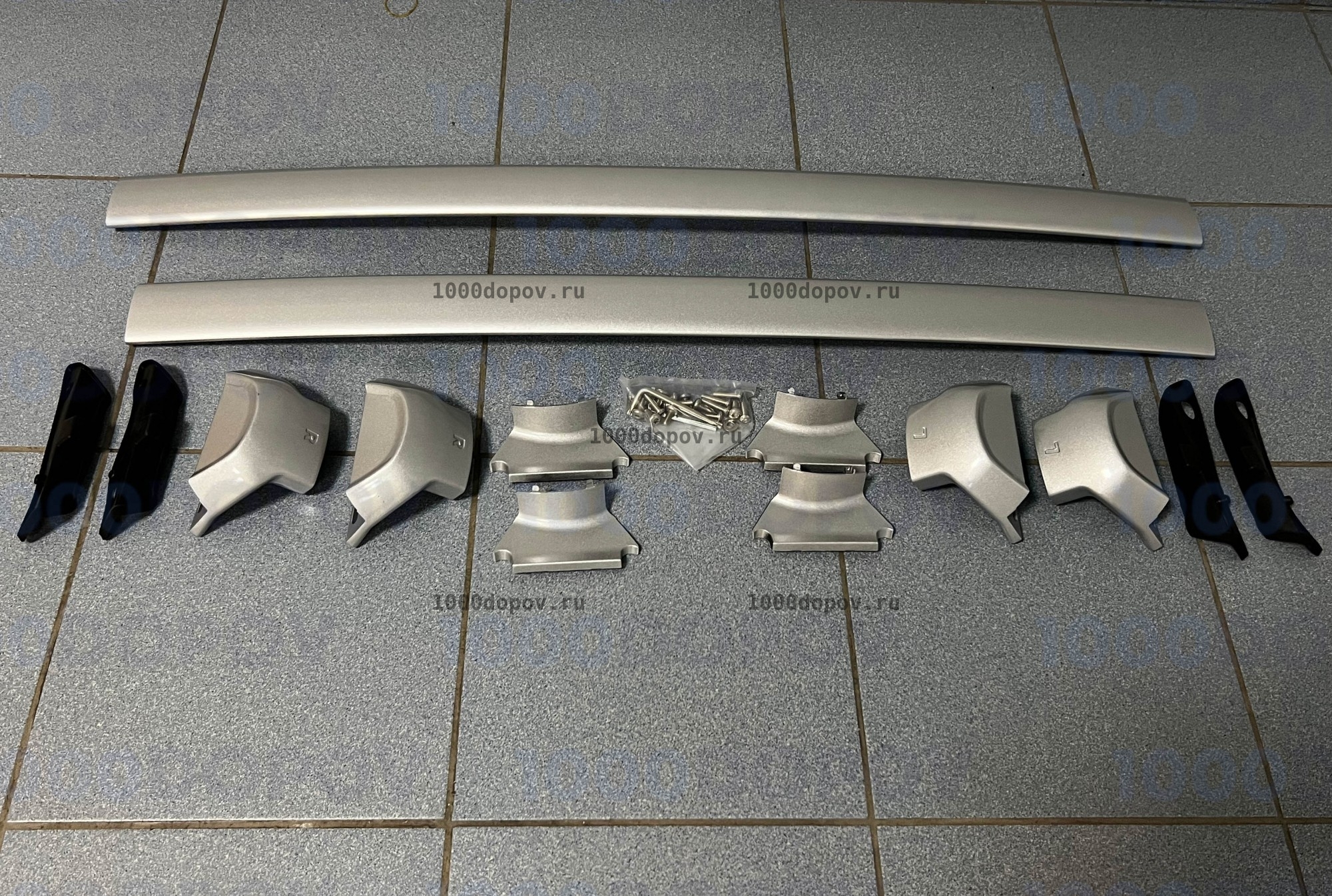 Комплект Багажник и Рейлинги Honda CR-V 5 2017-2022 серебро — рисунок 8