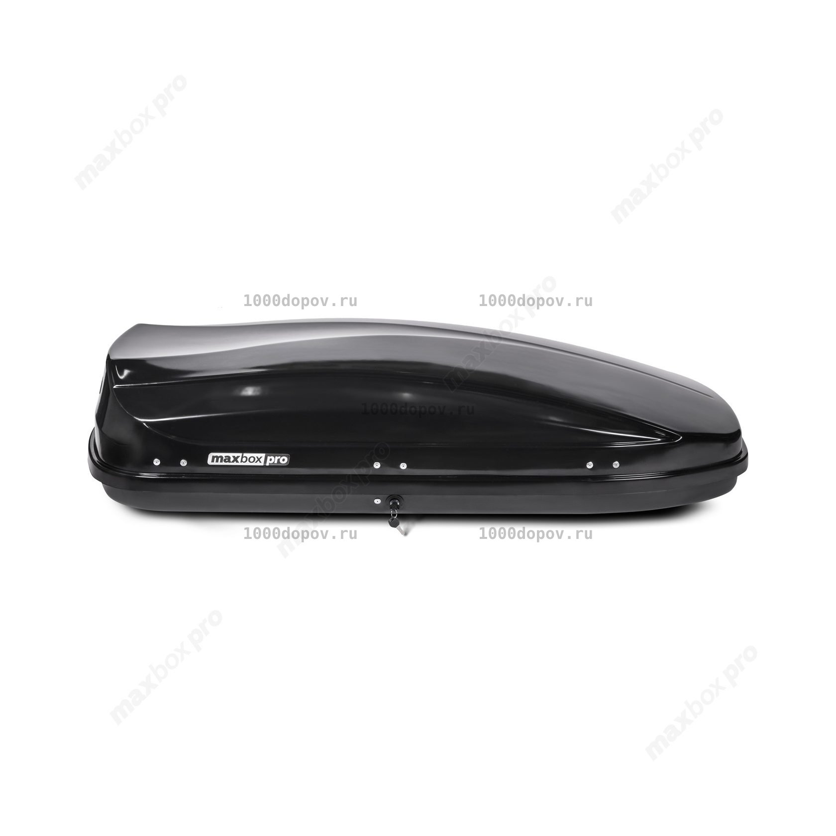 Автобокс MaxBox PRO 460 (средний) черный глянцевый — рисунок 1