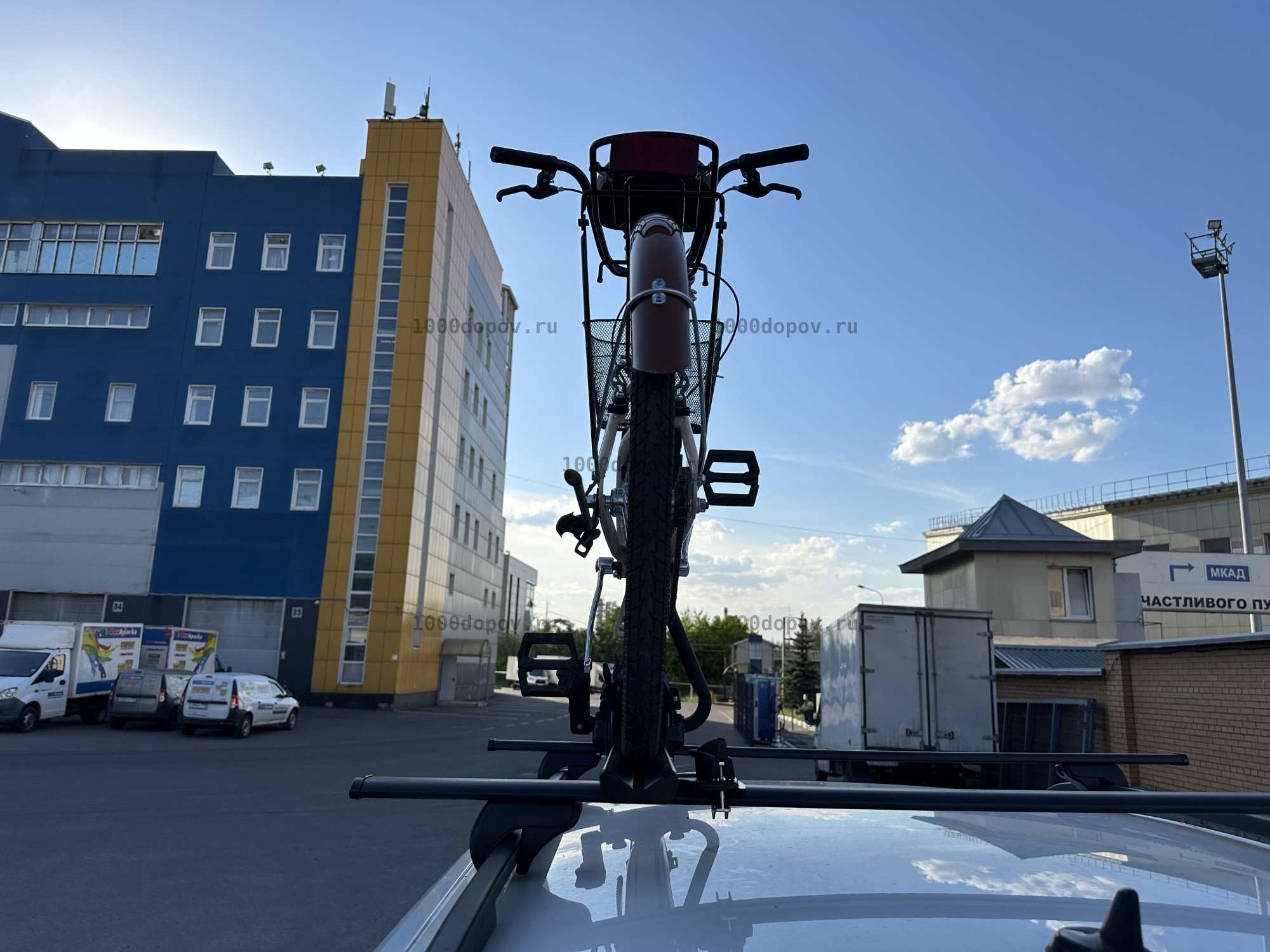 Велобагажник на крышу автомобиля черный — рисунок 18