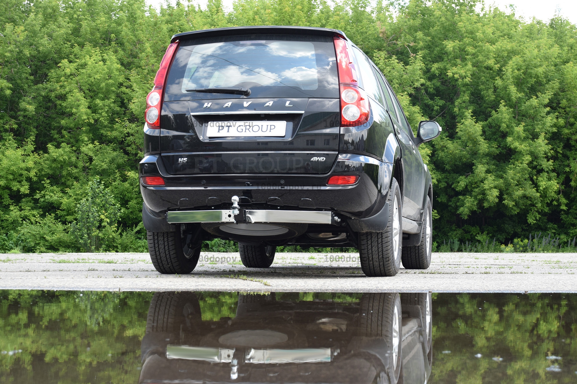 Фаркоп PT GROUP HVH-10-991124.00 наклад. из нерж. Great Wall Hover H3 2010- — рисунок 3