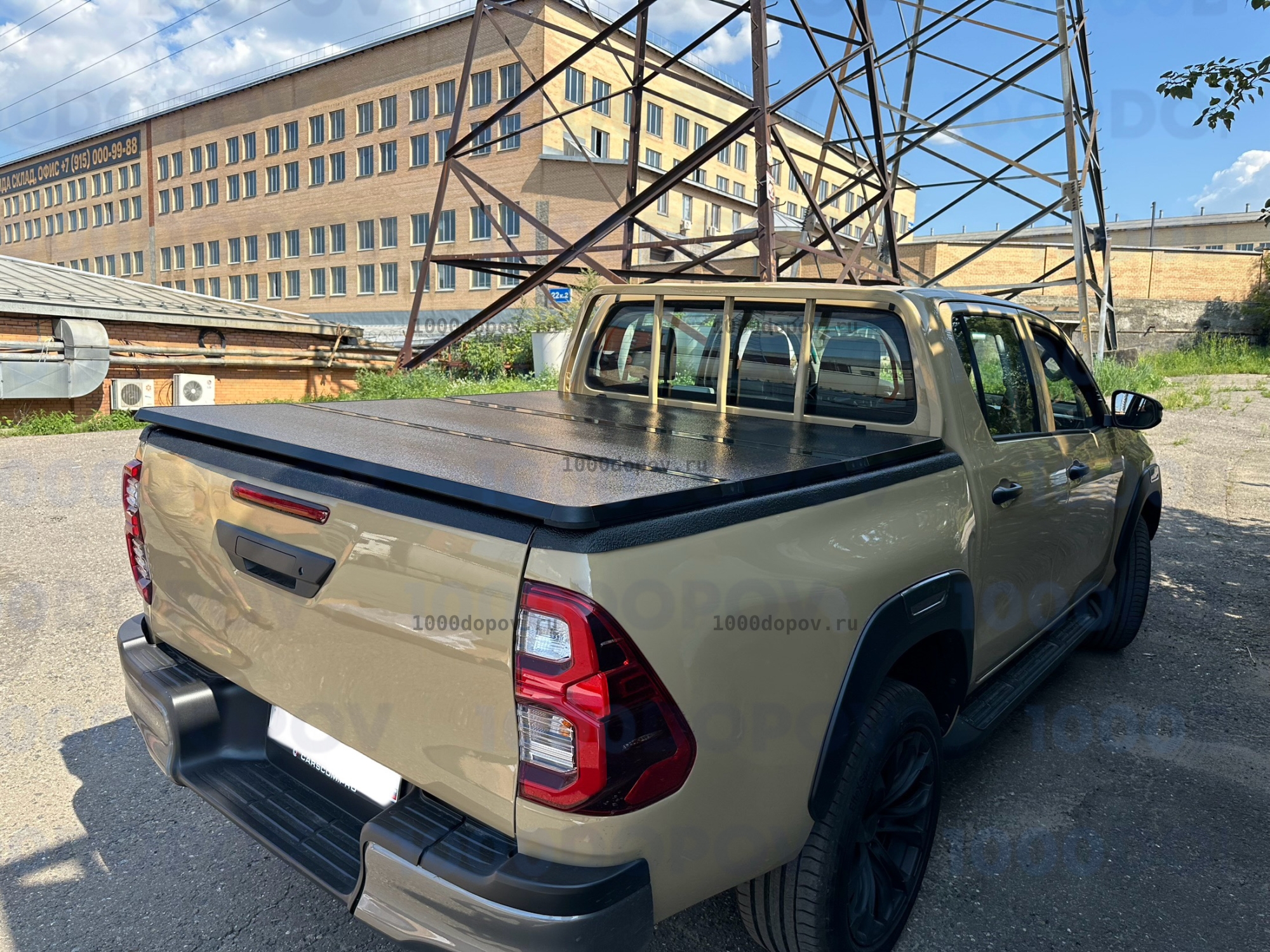 Крышка для пикапа Toyota Hilux 2006-н.в — рисунок 2