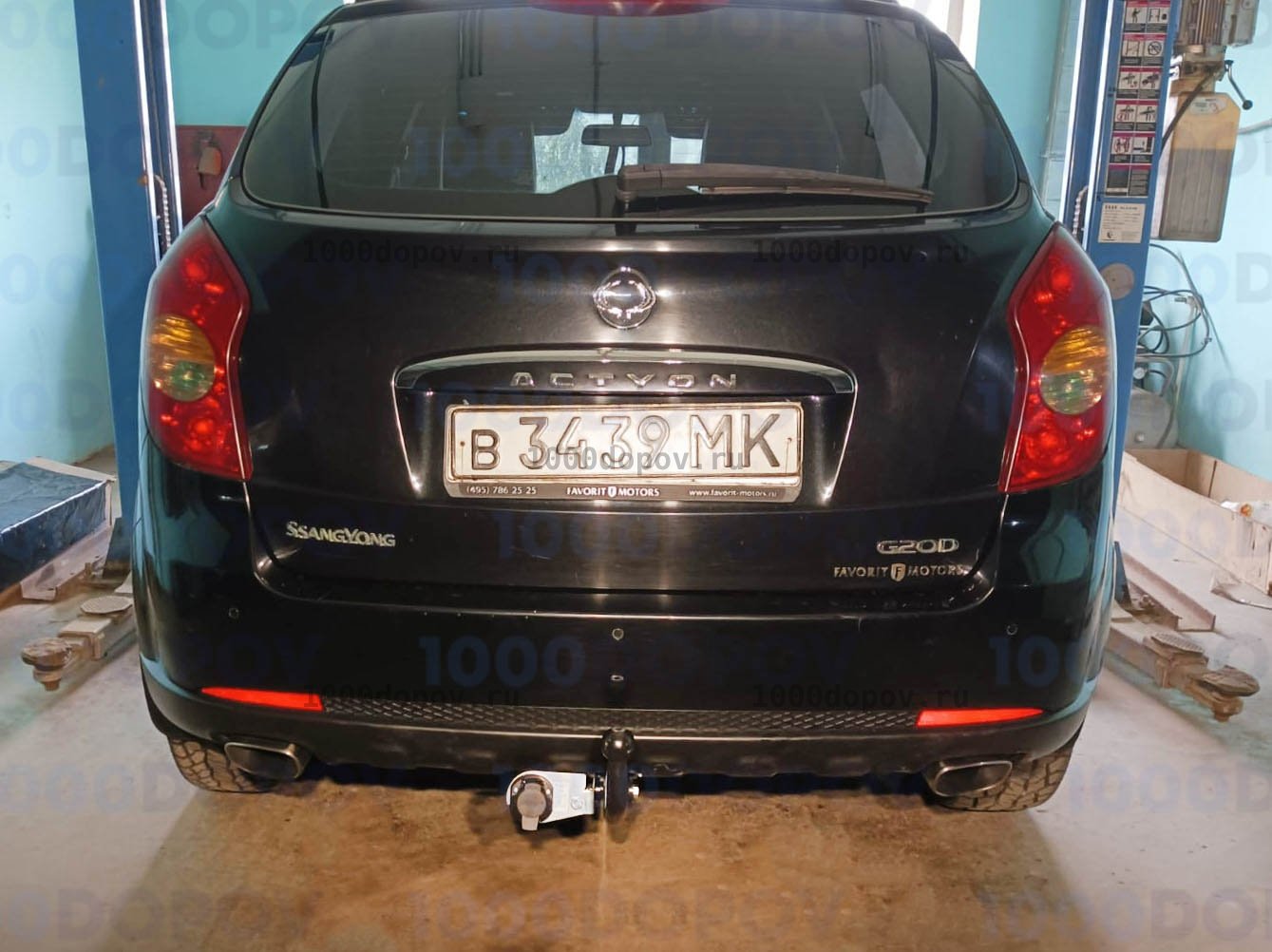 Фаркоп Трейлер 7520 SsangYong Actyon 2WD/4WD 2011-н.в. — рисунок 3