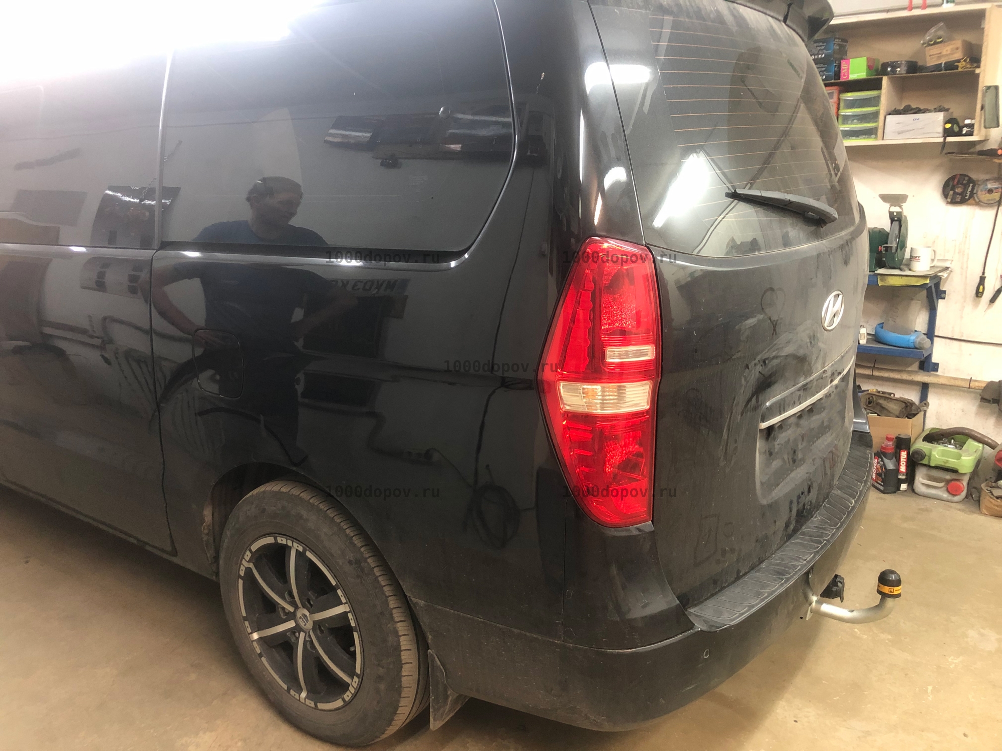 Фаркоп Motodor 90912-A Hyundai Starex, Grand Starex, H1 2008-н.в. (с оцинк. шаром) — рисунок 3