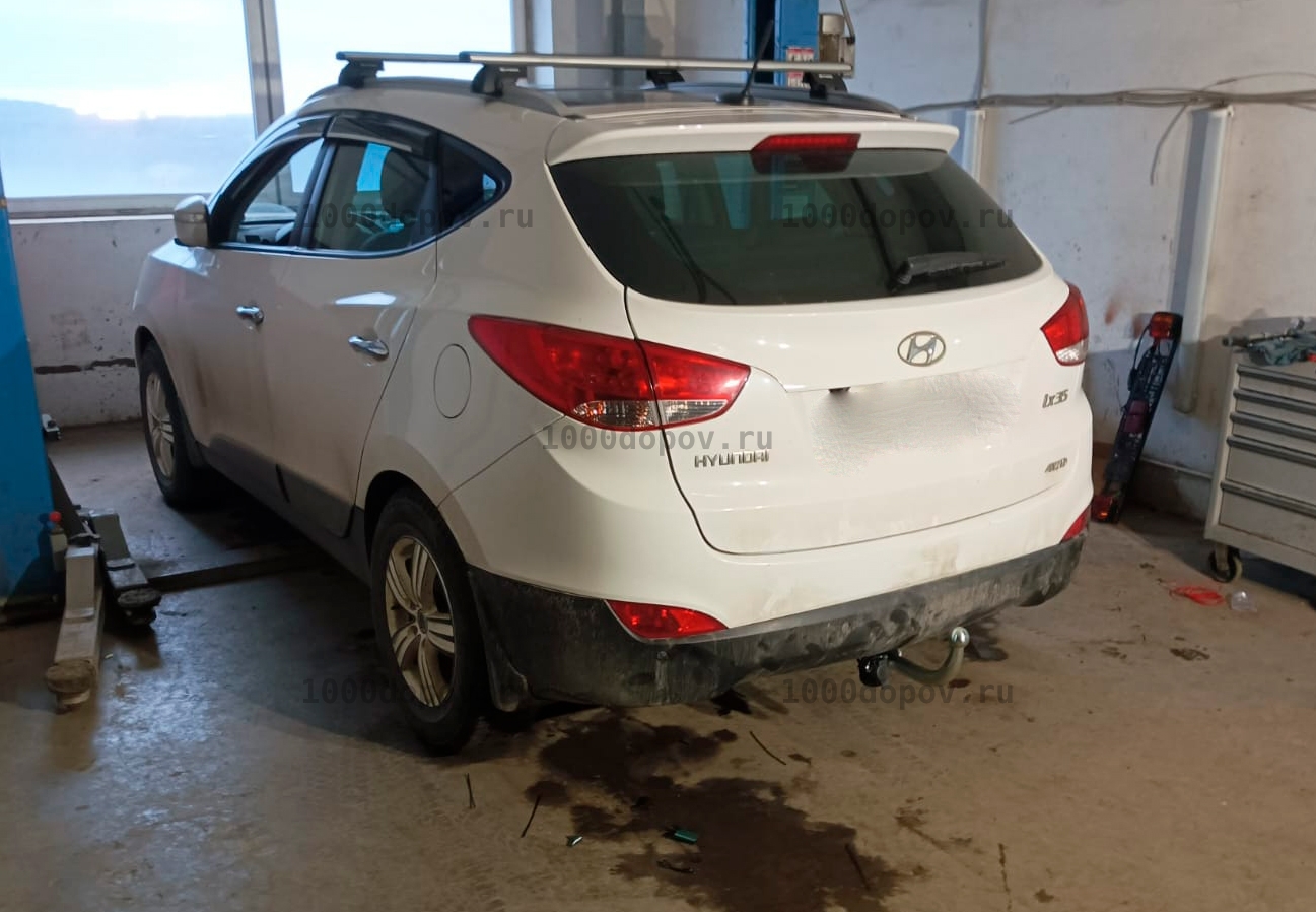 Фаркоп GALIA H083A KIA Sportage, Hyundai IX35 2010-2015 (оцинк.) — рисунок 2