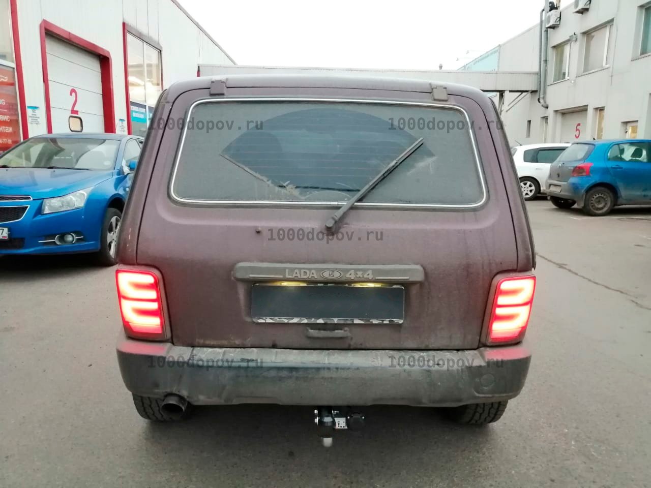 Фаркоп Motodor 92105-A ВАЗ 2121, 2121 Urban 1997-н.в.(оцинк. Шар) — рисунок 9