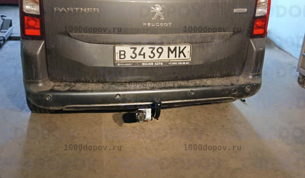 Фаркоп Leader Plus C302-A Peugeot Partner Teppe (7) / Partner L1 (B9) 2008-н.в. — рисунок 4