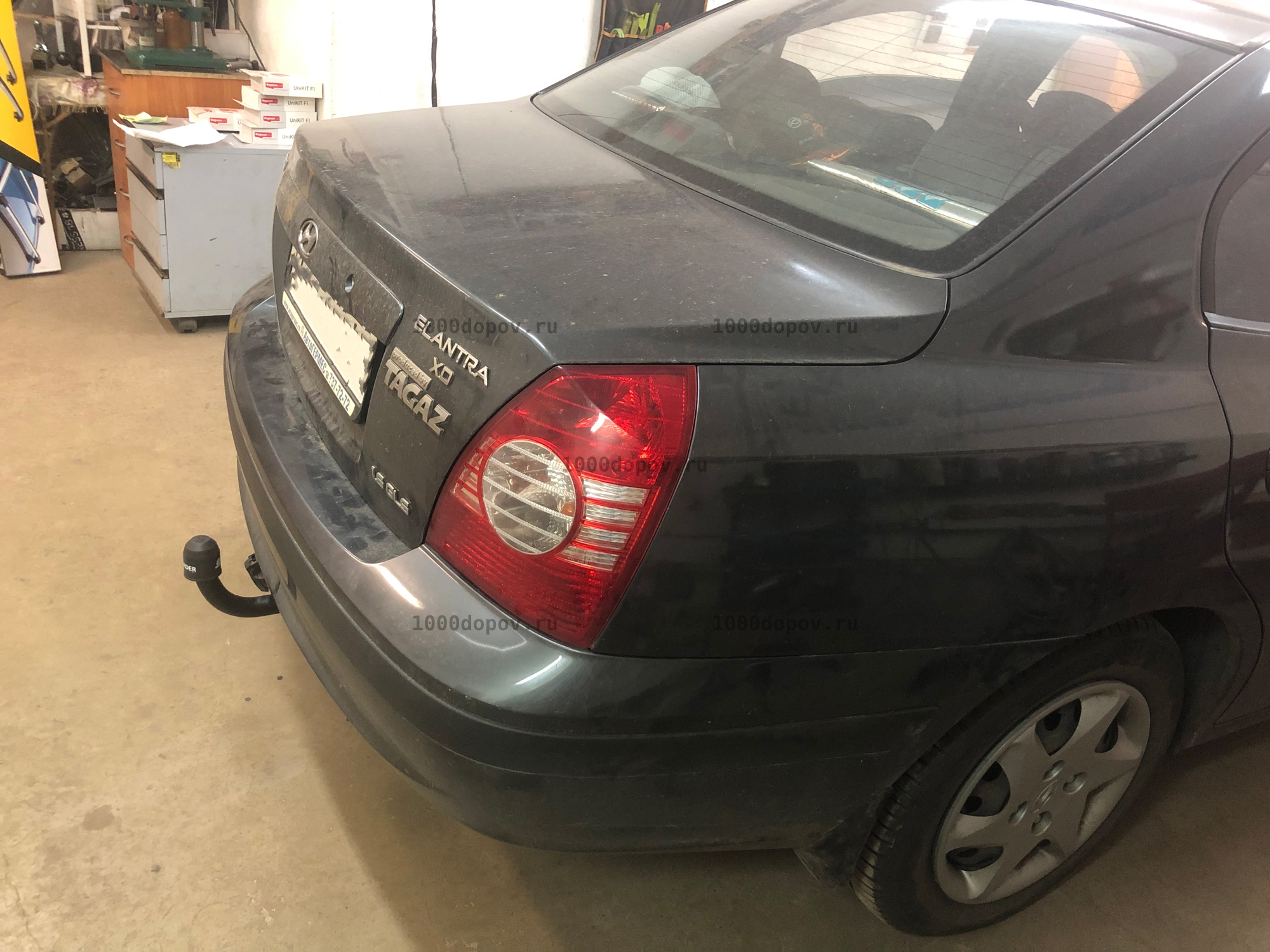 Фаркоп Leader Plus H206-A Hyundai Elantra XD (ТагАЗ) 08/2000-2006, 2008-2010 — рисунок 4