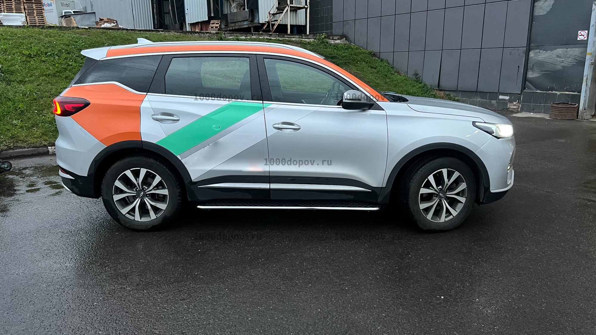 Пороги подножки на Chery Tiggo 7 PRO 2021-н.в в стиле Gac — рисунок 7