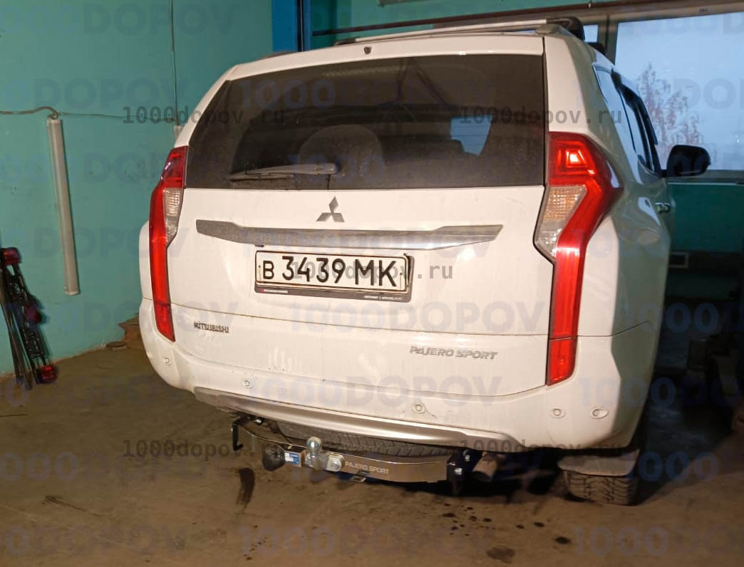Фаркоп BERG F.4015.001 Mitsubishi Pajero Sport 2/3 2008-2020 (надпись Pajero Sport) — рисунок 1