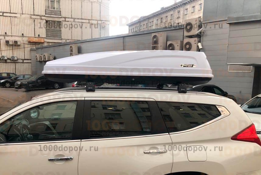 Автобокс ПТ Групп ACTIVE L (650 л.) двусторонний белый — рисунок 6