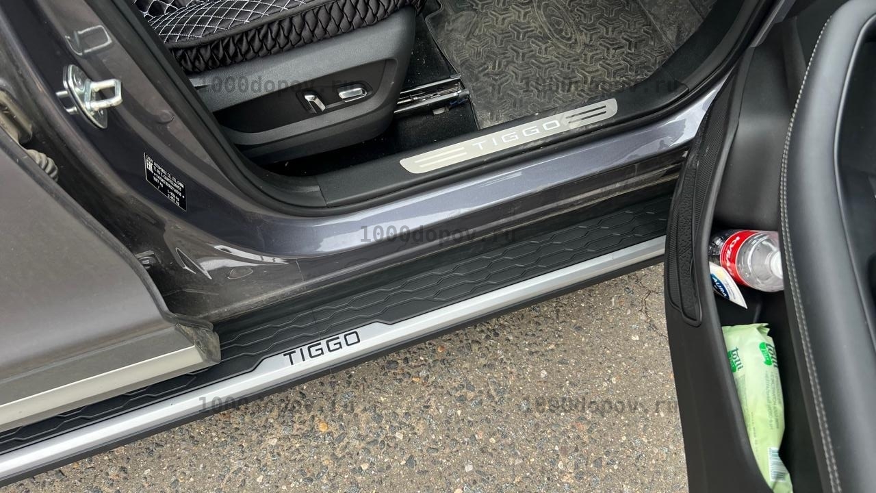 Пороги подножки на Chery Tiggo 7 / 7L / 7 pro / 7 pro max 2021-н.в. новые — рисунок 2
