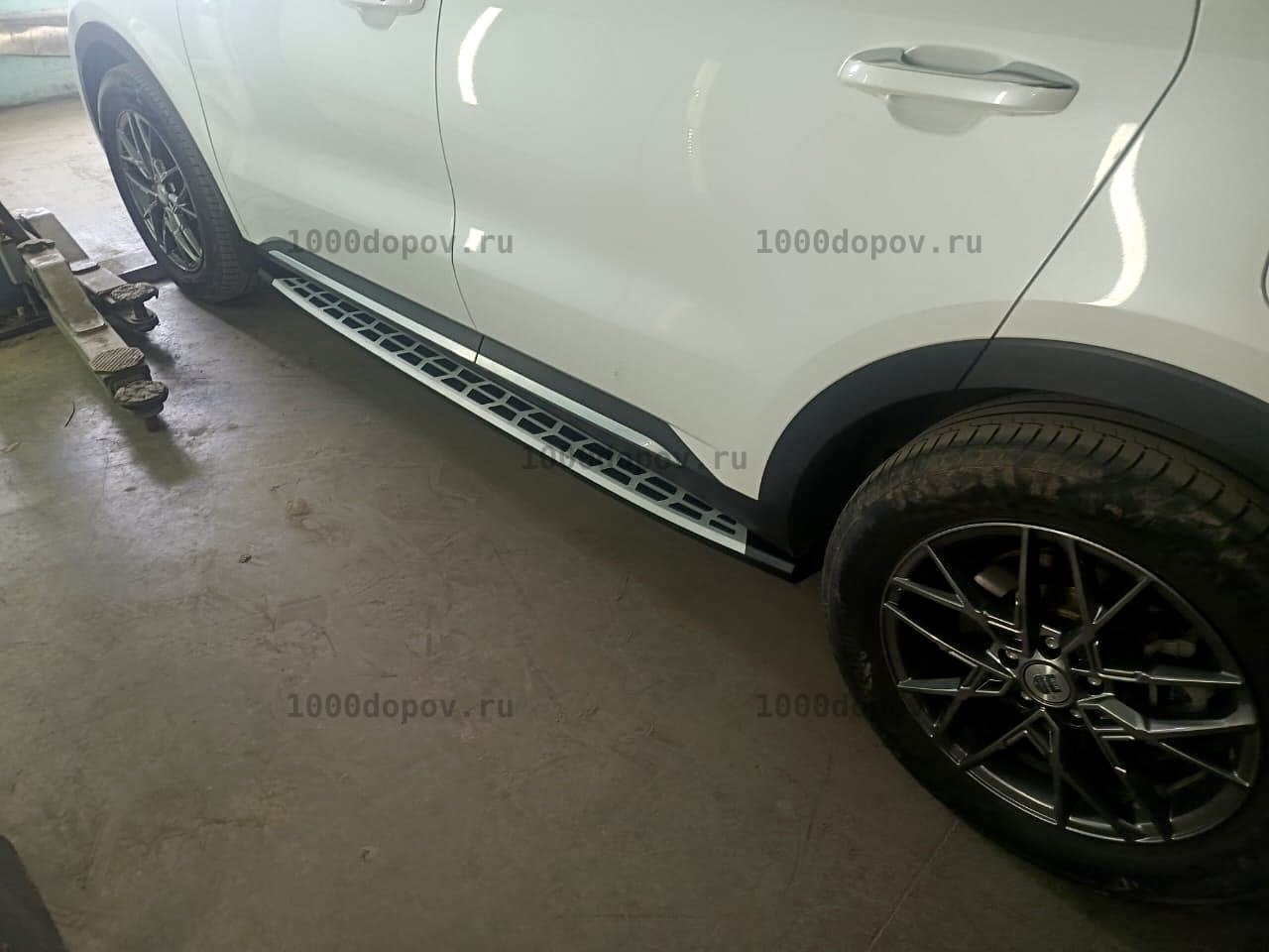 Пороги подножки на KIA Sorento 2021-2024 — рисунок 7