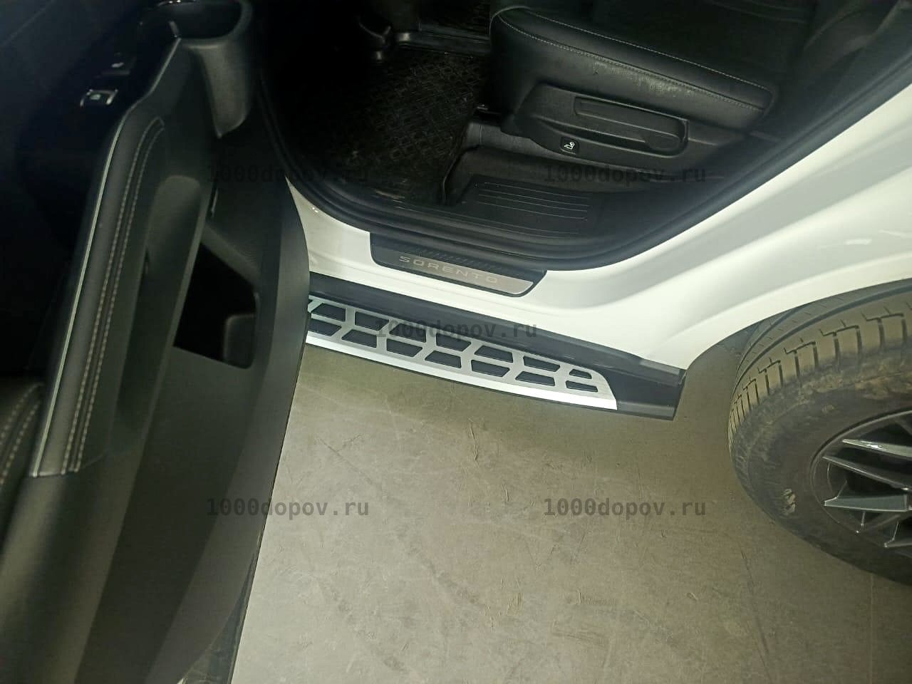 Пороги подножки на KIA Sorento 2021-2024 — рисунок 12