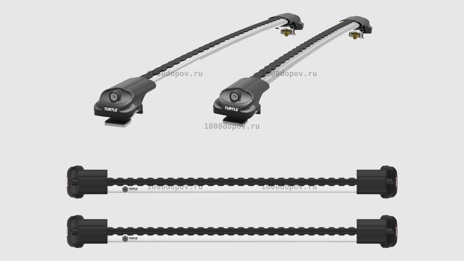 Багажник Air 1 на крышу NISSAN QASHQAI 2006-2013 серебро — рисунок 1