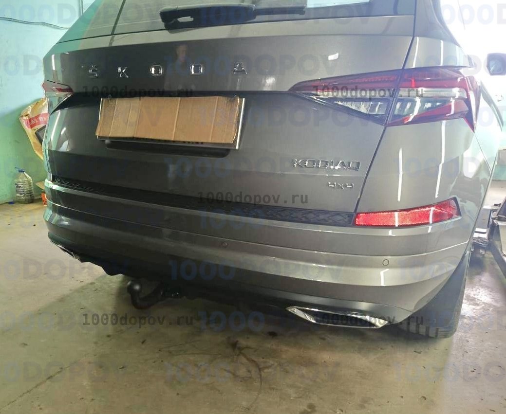 Фаркоп Steinhof S-292  Skoda Kodiaq в т.ч. AdBlue 2016-н.в. (быстросъемный) — рисунок 2