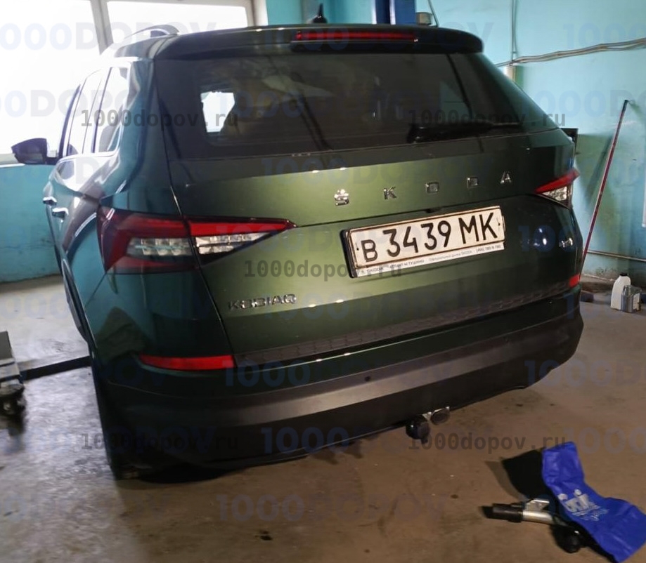 Фаркоп Galia S120C Skoda Kodiaq 2017-н.в. (оцинк. и быстросъем.) — рисунок 5