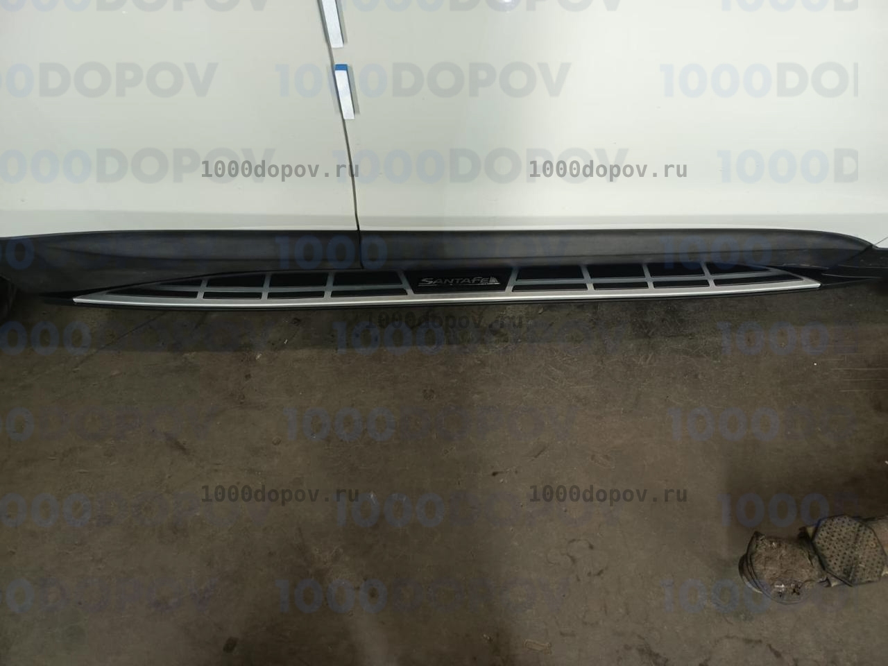 Пороги подножки на Hyundai Santa Fe 3 2012-2018 (кроме Grand) — рисунок 8