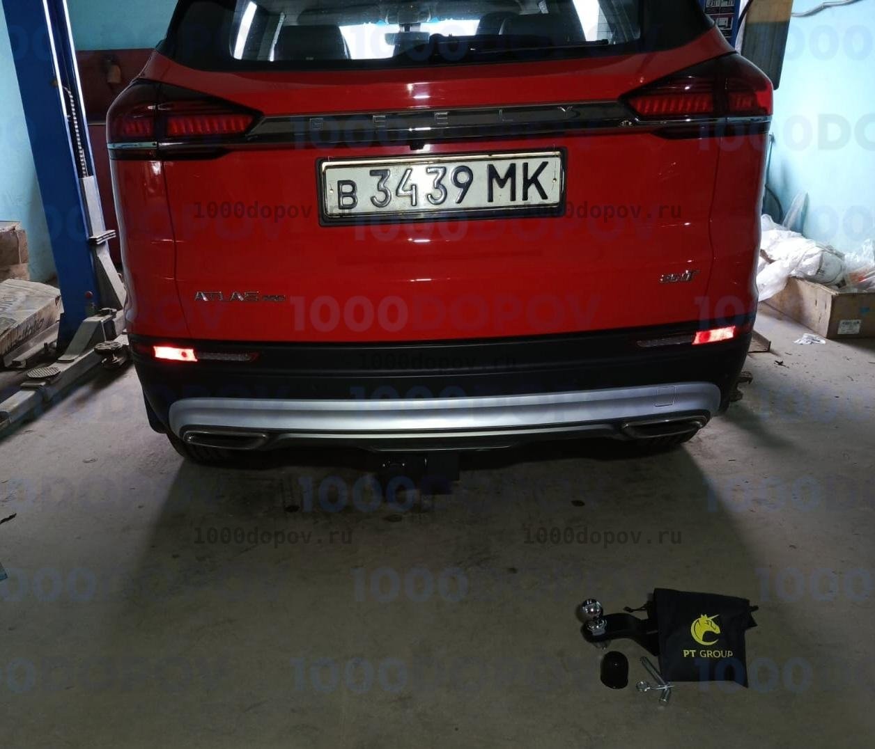 Фаркоп PT GROUP GEA-21-991122.00 Geely Atlas PRO с 2021- — рисунок 8