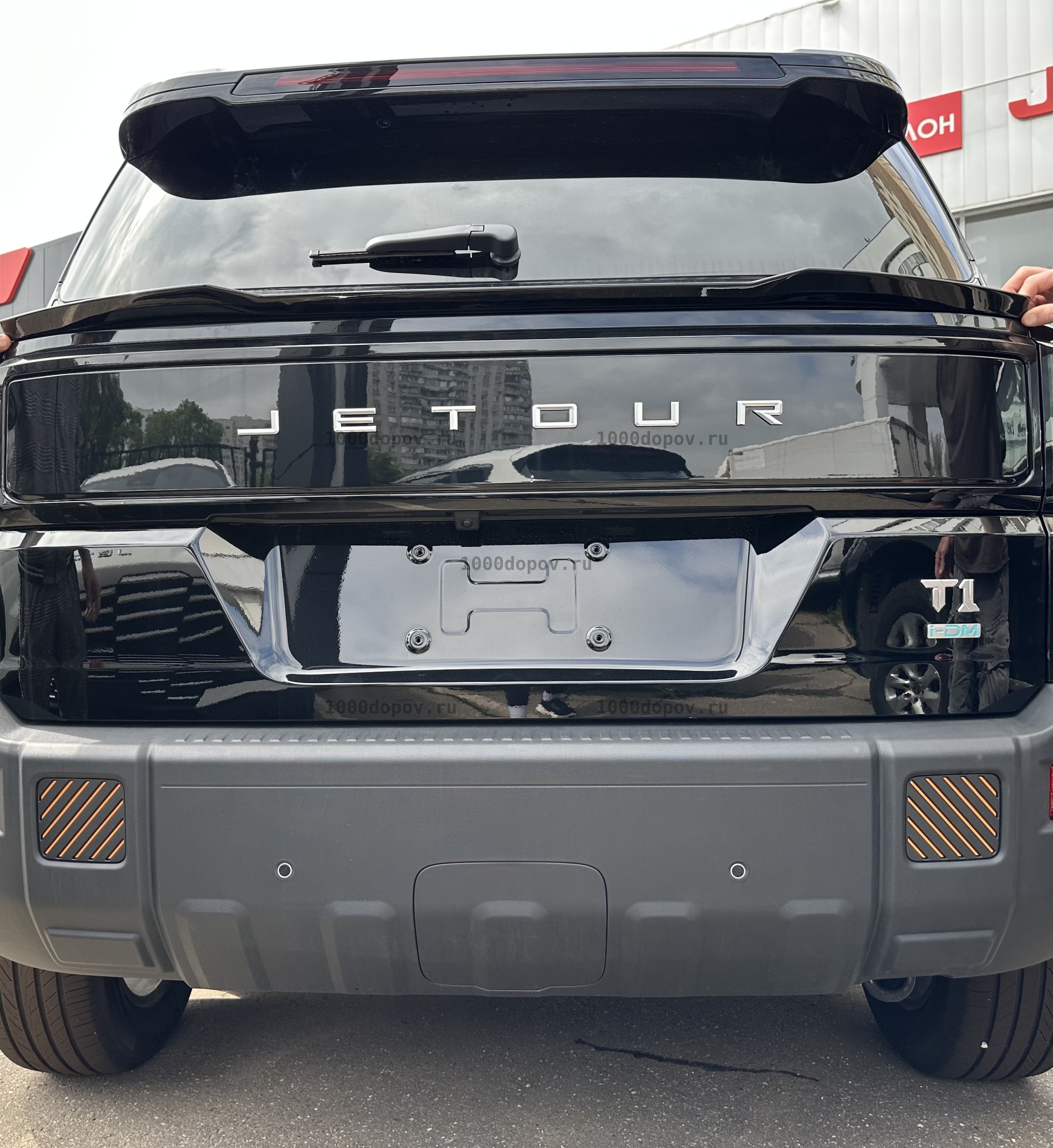 Спойлер нижний на багажник Jetour T1 2025-н.в — рисунок 7