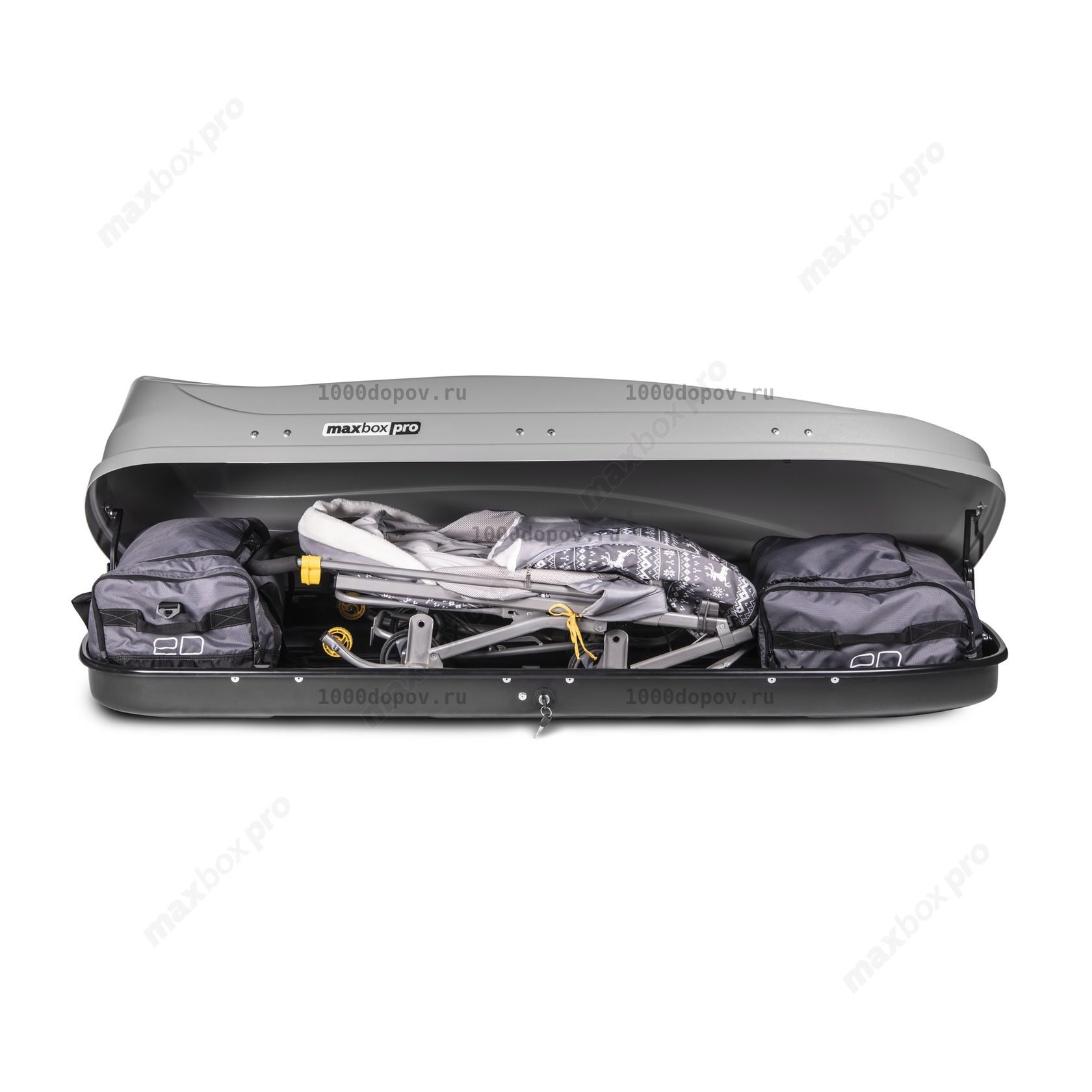 Автобокс MaxBox PRO 520 (большой) серый — рисунок 19