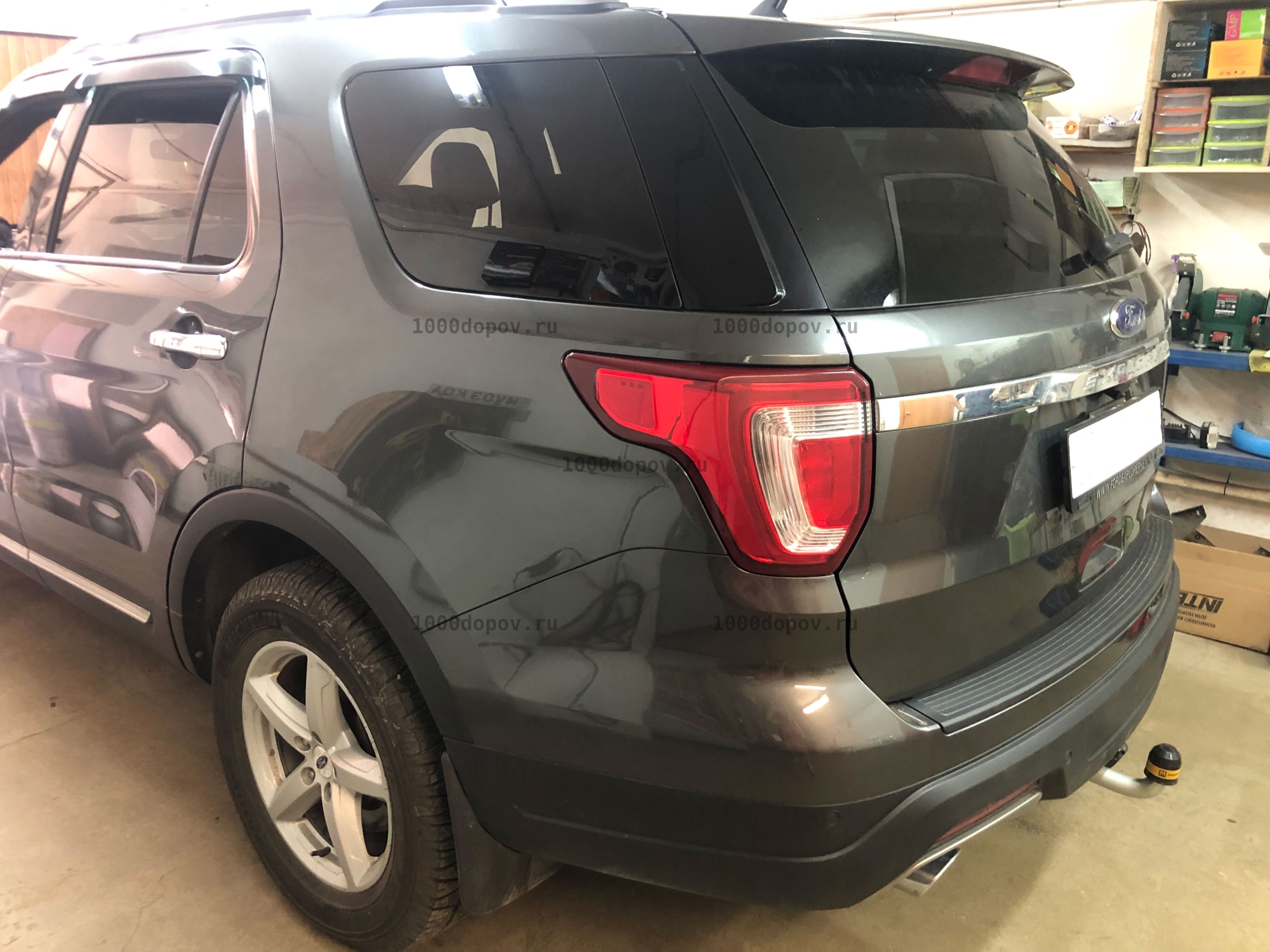 Фаркоп Motodor 90704-A Ford Explorer 2010-2019, Explorer Sport 2012-2019 (оцинк. шар) — рисунок 6