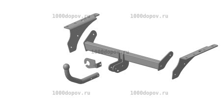 Фаркоп Трейлер 8040 Geely Cityray 2024-н.в — рисунок 2
