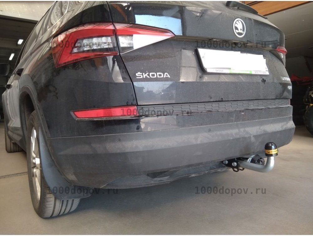 Фаркоп Motodor 92711-A Volkswagen Tiguan 2007-2016 (с оцинк. шаром) — рисунок 1