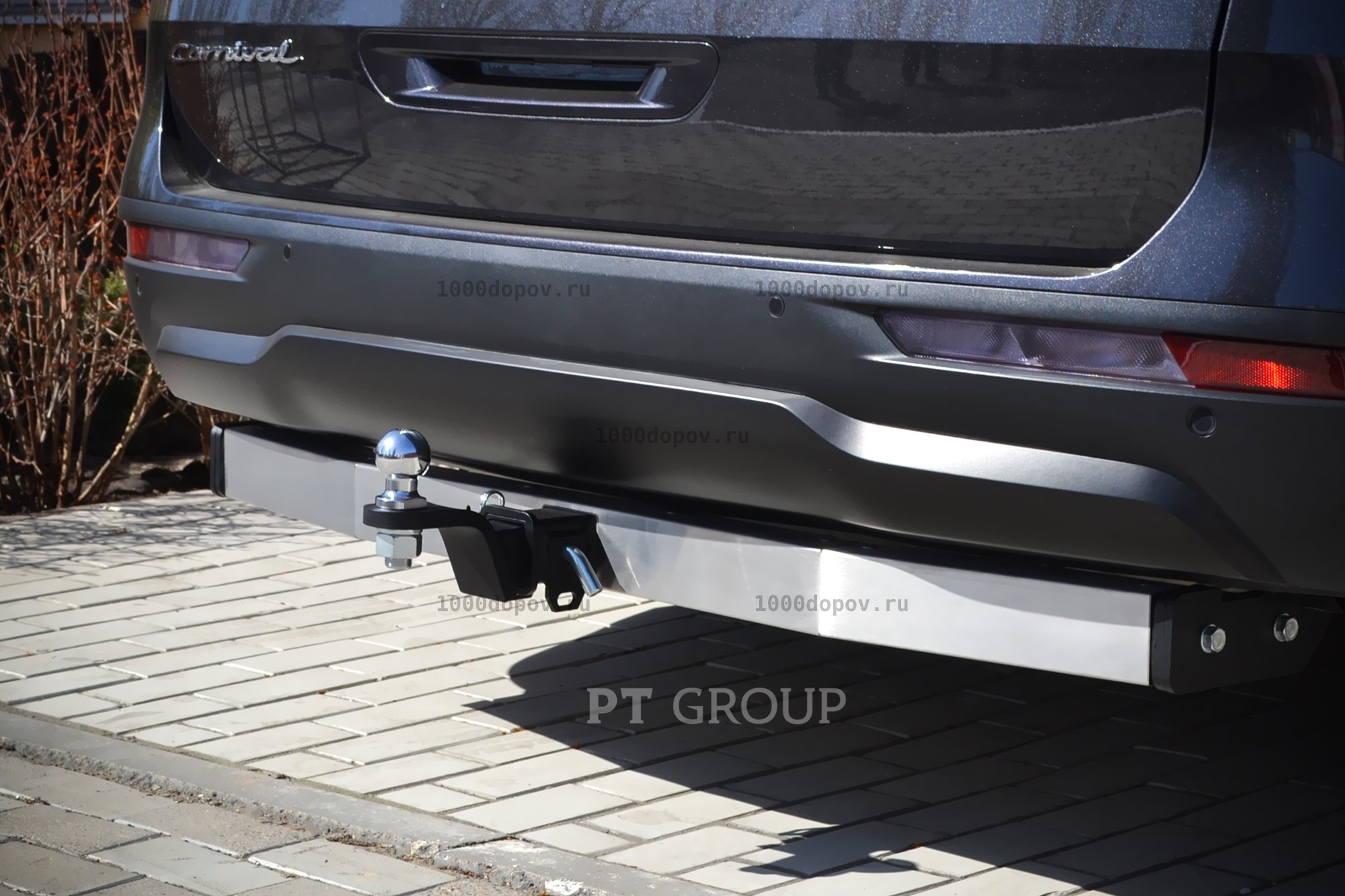 Фаркоп PT Group KCA-20-991124.00 с НЕРЖ накладкой  Kia Carnival 2020-н.в — рисунок 12
