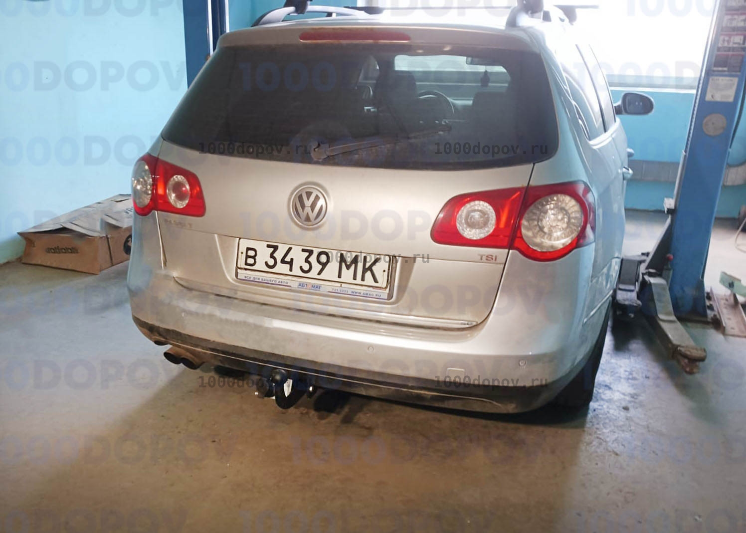 Фаркоп Avtos VW 24 Volkswagen Passat B6 (сед., унив.) 2005-10/2010 — рисунок 2