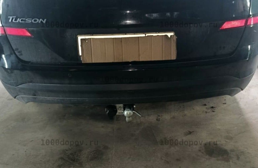 Фаркоп Leader Plus K124-BA Hyundai Tucson 2018-н.в. кроме авто с двигателем 2,4 л — рисунок 14