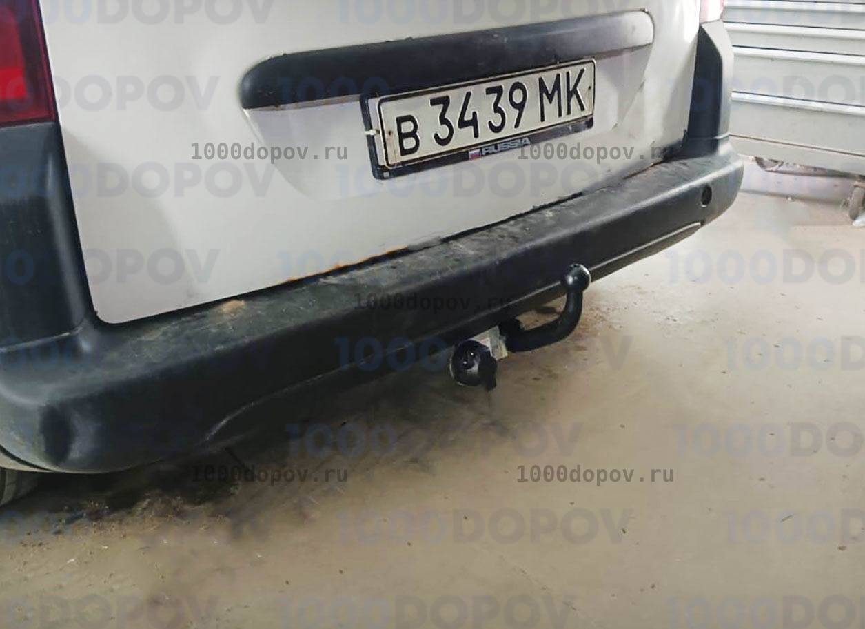 Фаркоп Трейлер 9510 Peugeot Partner Tepee L1 2008-н.в. (кроме Aridgen) — рисунок 8