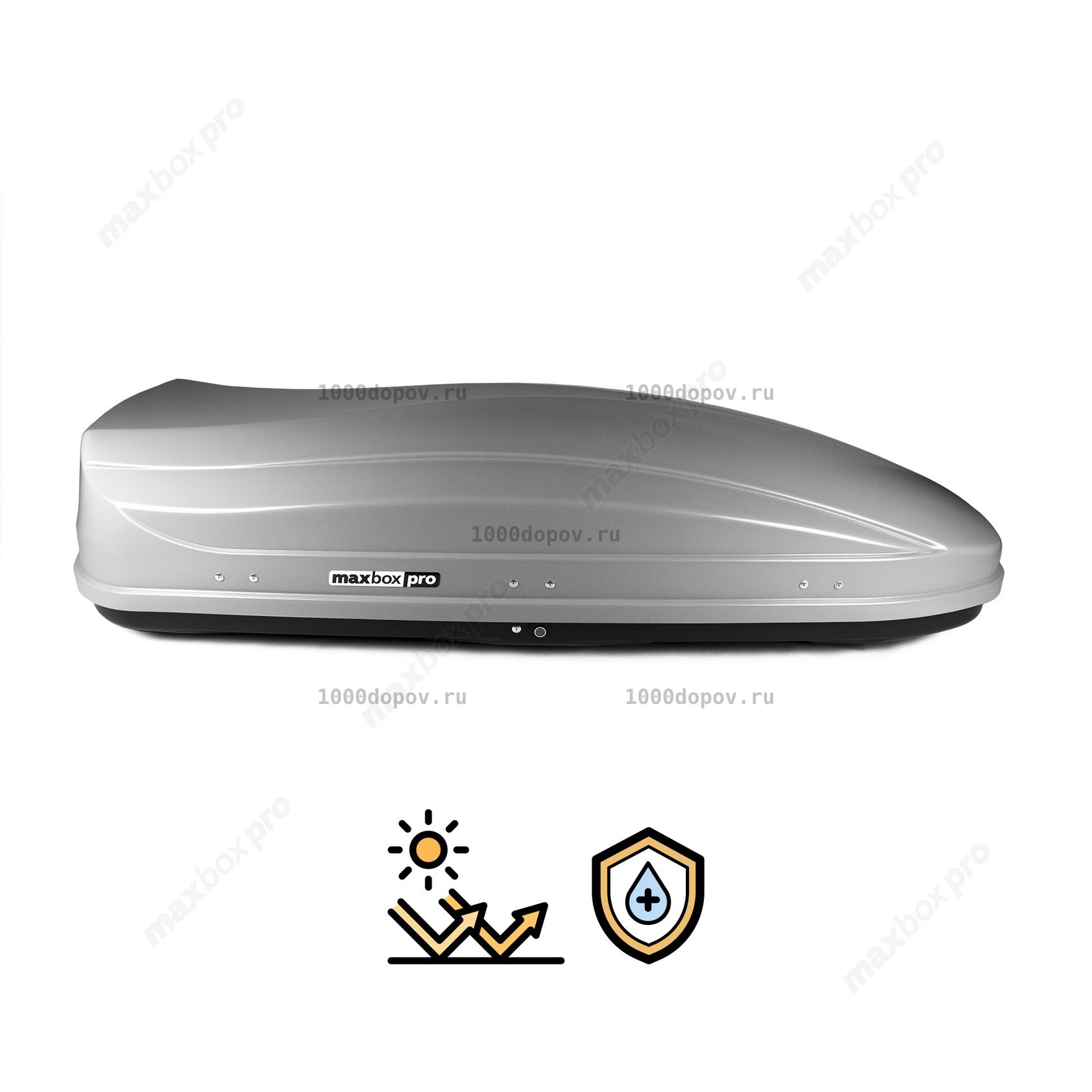 Автобокс MaxBox PRO 520 (большой) карбон серый — рисунок 19