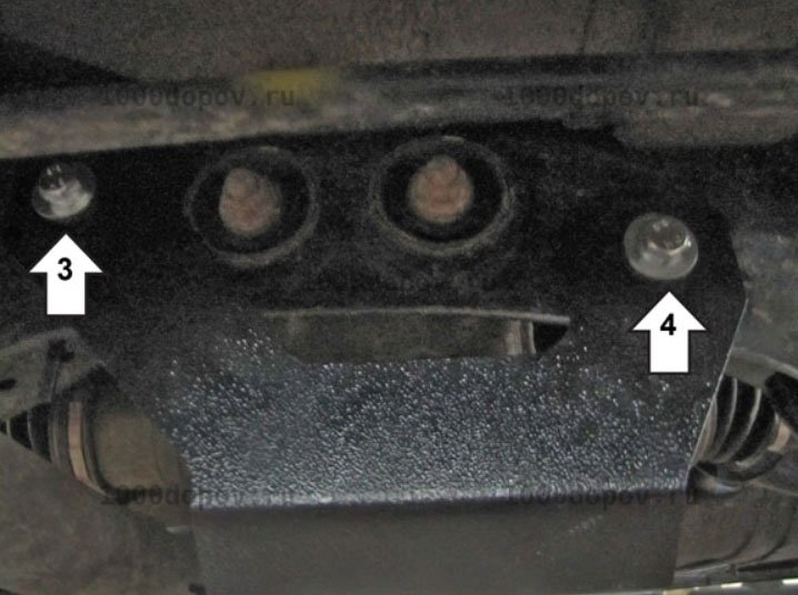 Защита Motodor 12215 Subaru Forester ST 2002-2005 (Зад. дифф.) — рисунок 4