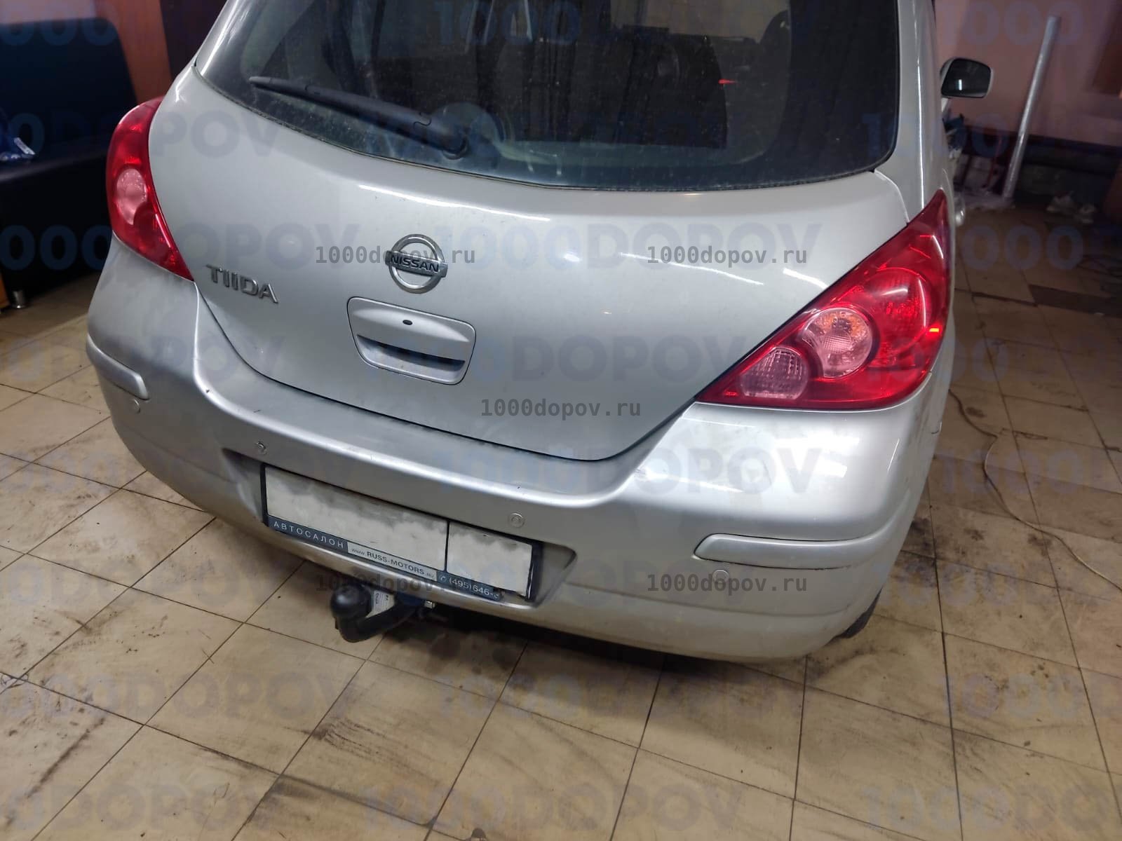 Фаркоп Avtos NS 23 Nissan Tiida (седан, hb) 2007-н.в. — рисунок 1