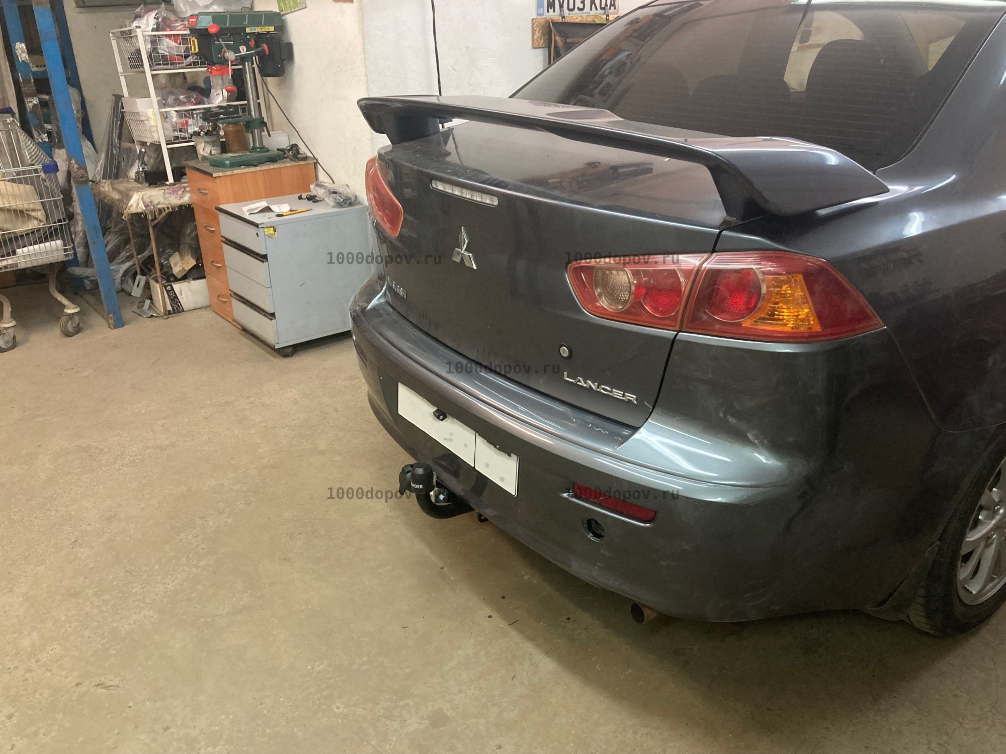 Фаркоп Leader Plus M112-A Mitsubishi Lancer (X) (GA) 2007-2012 — рисунок 1