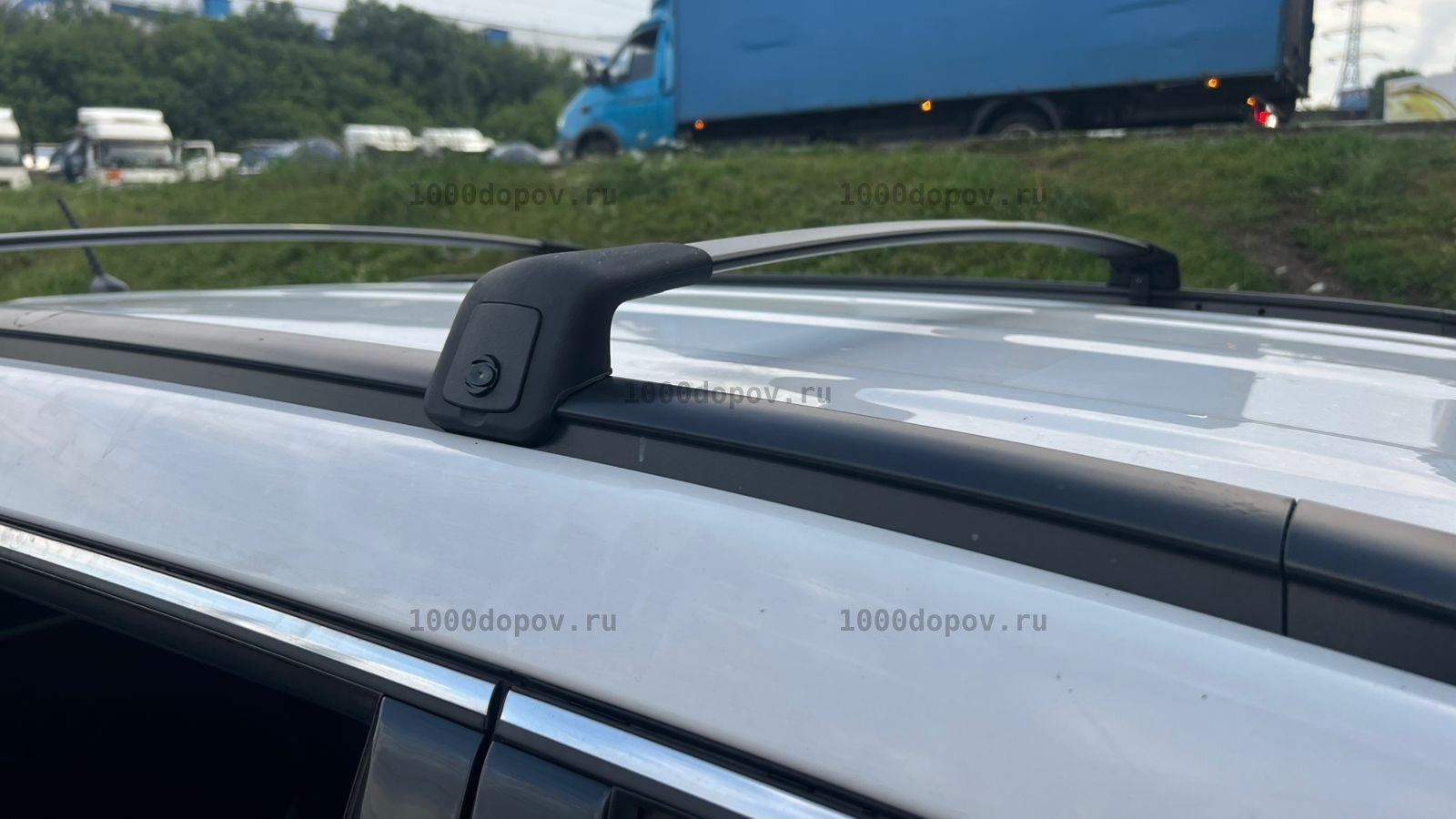 Багажник на рейлинги Hyundai Santa Fe 2015-2018 штатный (в т.ч GRAND) — рисунок 6