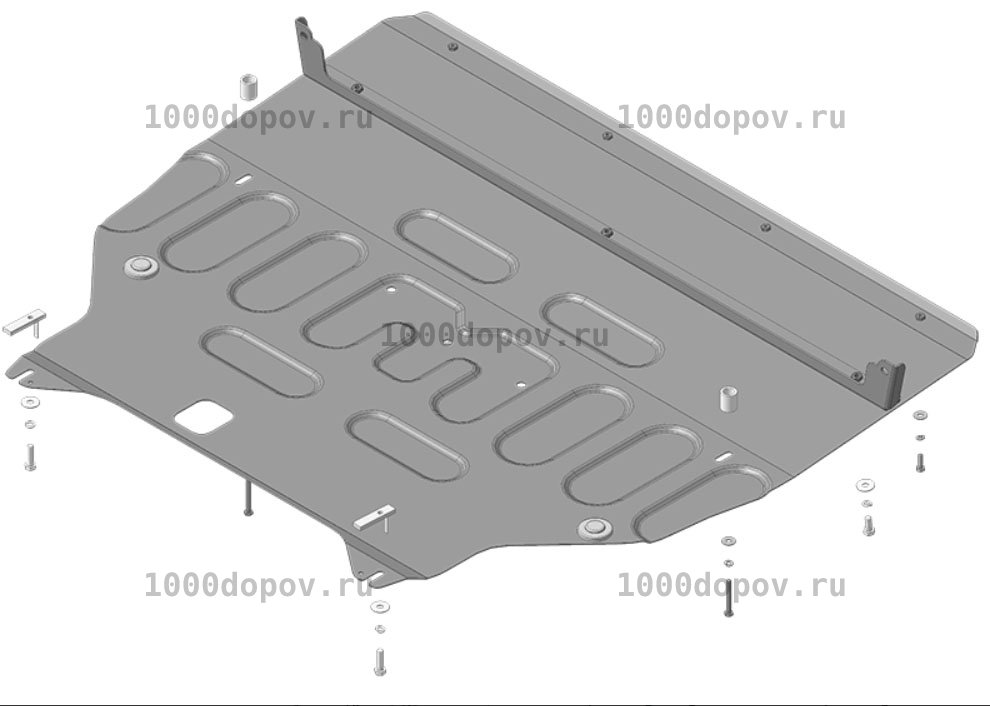 Защита Motodor 79004 CheryExeed TXL 2020-2021 (Картер, Кпп) — рисунок 1