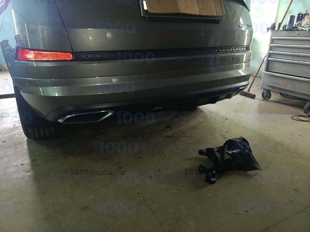 Фаркоп Steinhof S-292  Skoda Kodiaq в т.ч. AdBlue 2016-н.в. (быстросъемный) — рисунок 6