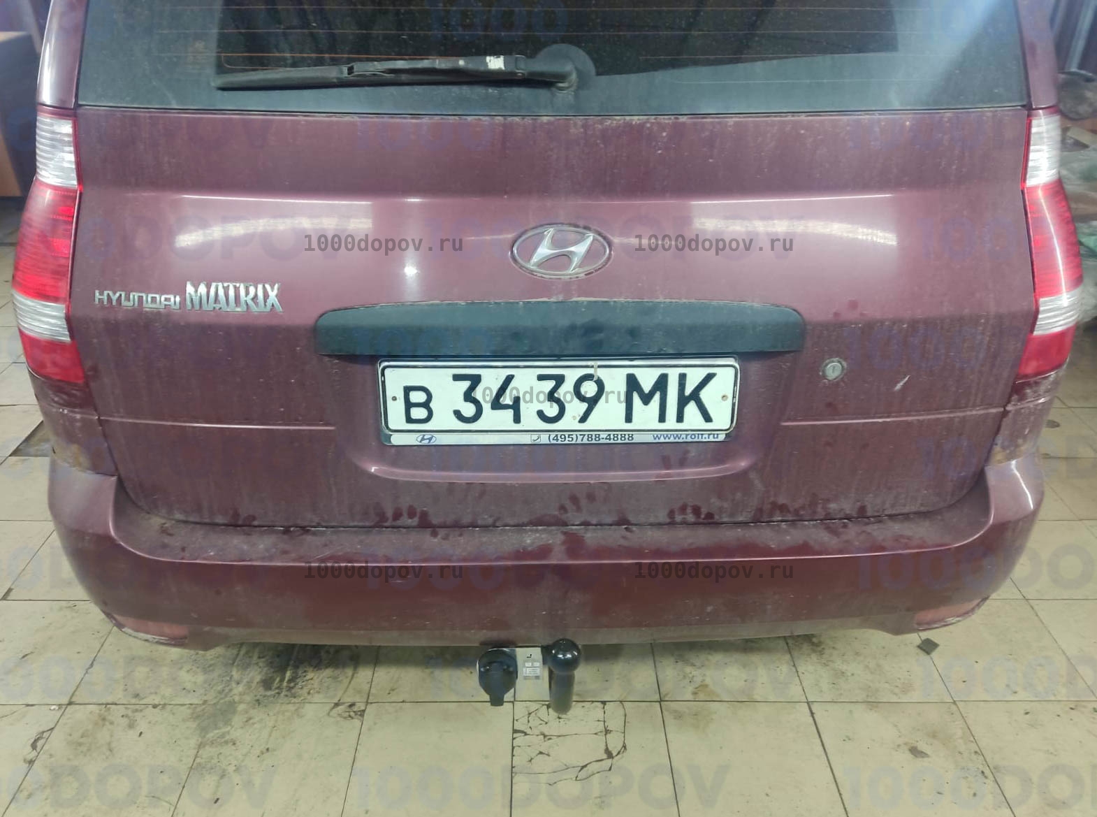 Фаркоп Leader Plus H212-A Hyundai Matrix (FC) 2001-2010 — рисунок 10