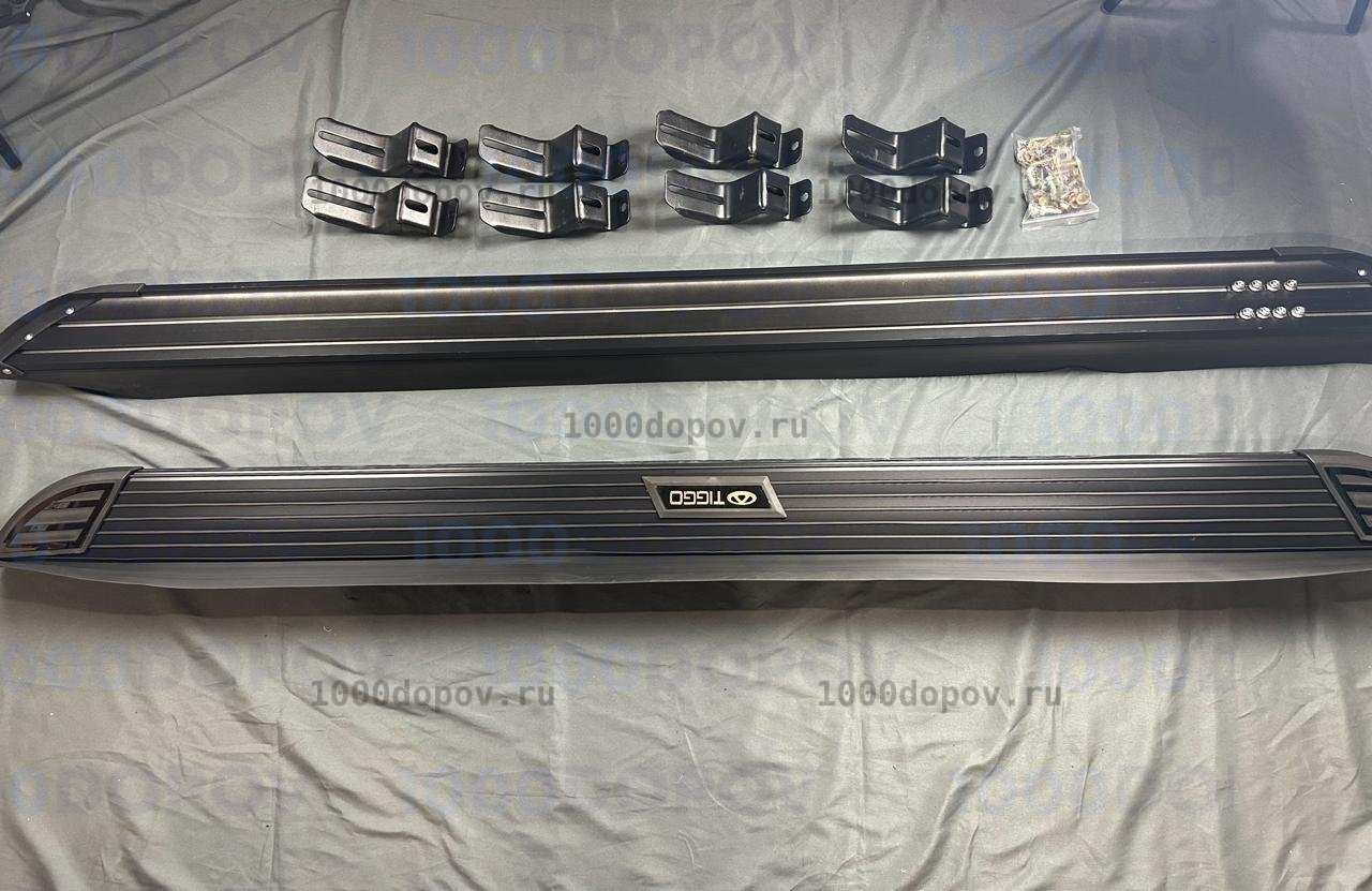 Пороги подножки на Chery Tiggo 9 2023-н.в — рисунок 3