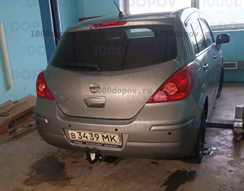 Фаркоп Leader Plus N114-A Nissan Tiida (C11) hb 2007-2014 — рисунок 3